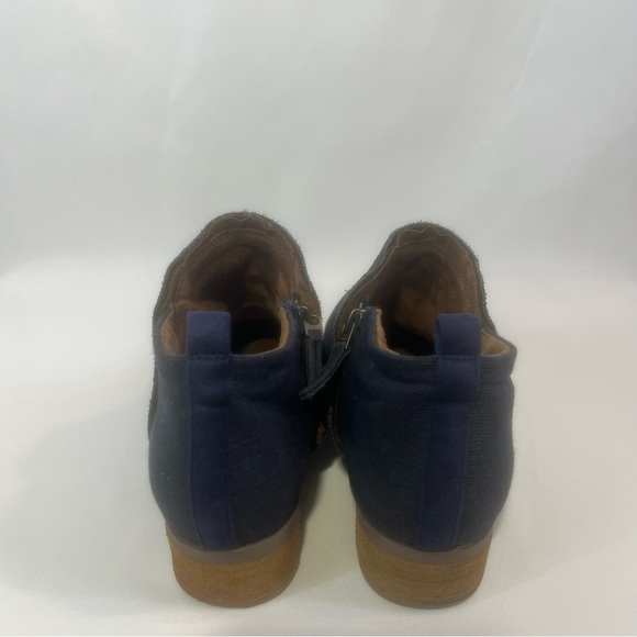 Toms Deia Ankle Booties Womens 10
Blue Suede Zip Stacked Heel Toms Round - Picture 7 of 11